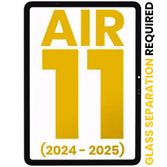 Front Glass For iPad Air 11" (2024) / Air 11" (2025) (Glass Separation Required) (Premium) (All Colors)
