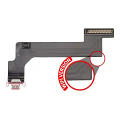 Charging Port Flex Cable Compatible For iPad 10 (2022) (WiFi Only) (Premium) (Pink)