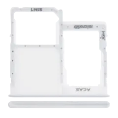 Single Sim Card Tray Compatible For Samsung Galaxy A41 (A415 / 2020) (Prism Crush Silver)