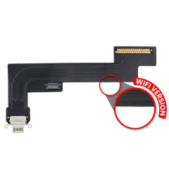 Charging Port Flex Cable Compatible For iPad Air 4 (WiFi Only) (Aftermarket Plus) (Rose Gold)