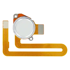 Fingerprint Reader With Flex Cable Compatible For Motorola Moto G8 Power (XT2041-1 / XT2041-3 / 2020) (White)