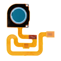 Fingerprint Reader With Flex Cable Compatible For LG K40 / K12 Plus (New Moroccan Blue)