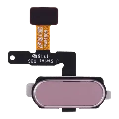 Fingerprint Reader With Flex Cable Compatible For Samsung Galaxy J7 Pro (J730 / 2017) (Pink)