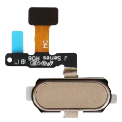 Fingerprint Reader With Flex Cable Compatible For Samsung Galaxy J7 Pro (J730 / 2017) (Gold)