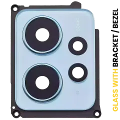 Back Camera Lens With Bracket / Bezel Compatible For Xiaomi Redmi Note 12 4G (Ice Blue)