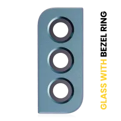 Back Camera Lens With Bezel Ring Compatible For Samsung Galaxy S22 / S22 Plus (Green)