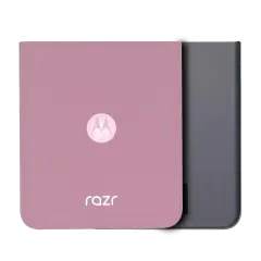 Base Back Cover Glass Compatible For Motorola Razr / Razr 60 (XT2553 / 2025) (Genuine OEM)(Parfait Pink)