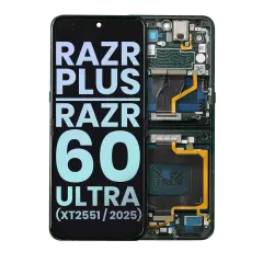 Mian OLED Assembly Compatible For Motorola Razr Plus / Razr 60 Ultra (XT2551 / 2025) (Genuine OEM) (Scarab)