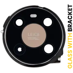 Back Camera Lens With Bracket Compatible For Huawei Mate 40 (White)