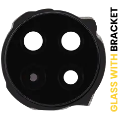 Back Camera Lens With Bracket Compatible For Huawei Mate 30 (Black)