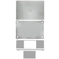 4in1 (Top, Bottom, Keyboard, Trackpad) Skin Compatible  For MacBook Pro 16"(A2141 / Mid 2019) (Space Gray)