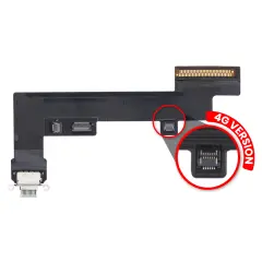 Charging Port Flex Cable Compatible For iPad Air 4 / iPad Air 5 (Cellular) (Premium) (Green)