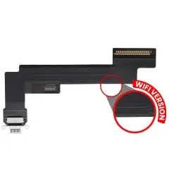 Charging Port Flex Cable Compatible For iPad Air 5 (WiFi Only) (Premium) (Pink)