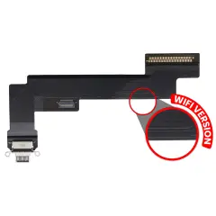 Charging Port Flex Cable Compatible For iPad Air 5 (WiFi Only) (Premium) (Space Gray)