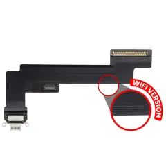 Charging Port Flex Cable Compatible For iPad Air 5 (WiFi Only) (Premium) (Starlight)