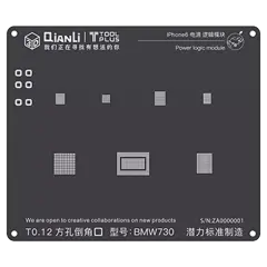 3D Power Logic iBlack Stencil For iPhone 6 (BMW730) (Qianli)