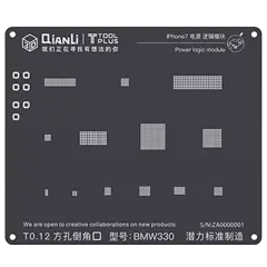 3D Power Logic iBlack Stencil For iPhone 7 (BMW330) (Qianli)