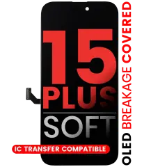 OLED Assembly Compatible For iPhone 15 Plus (Aftermarket Pro: XO7 Soft)