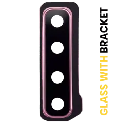 Back Camera Lens With Bracket Compatible For Samsung Galaxy A9 (A920 / 2018) (Bubblegum Pink)