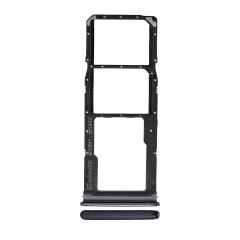 Dual Sim Card Tray Compatible For Samsung Galaxy A9 (A920 / 2018) (Caviar Black)