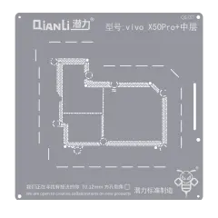 Bumblebee Stencil (QS137) For Vivo X50 Pro+ Middle Layered (Qianli)