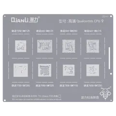Bumblebee Stencil (QS149) Qualcomm CPU 9 (Qianli) Snapdragon 720G-SM7125 / 775G-SM7350 / 665-SM6125 / 750G-SM7225 / 460-SM4250 / 730G-SM7150 / 662-SM6115 / 765G-SM7250