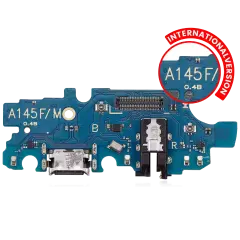 Charging Port With Board Compatible For Samsung Galaxy A14 (A145F / 2023) (International Version) (Aftermarket Plus)