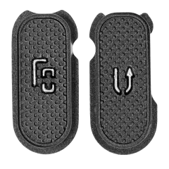 Hard Buttons (Menu / Return) Compatible For Samsung Galaxy S7 Active (Titanium Gray)