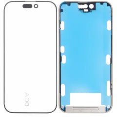 3 in 1 (Glass With OCA Pre-Installed + Frame) Compatible For iPhone 16 Pro (OCA Master)
