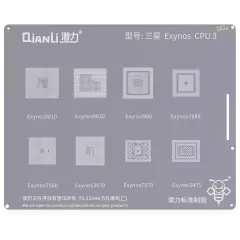 Bumblebee Stencil (QS24) Samsung Exynos CPU3 (Qianli) 9810 / 9820 / 980 / 7880 / 3475 / 7580 / 3470 / 7570