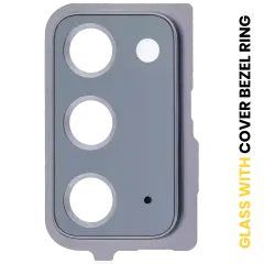 Back Camera Lens With Cover Bezel Ring Compatible For Samsung Galaxy Note 20 5G (Mystic Gray)