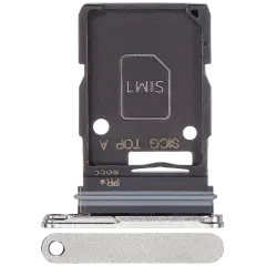 Single Sim Card Tray Compatible For Samsung Galaxy S25 Edge (S937) (Premium) (Titanium Silver)