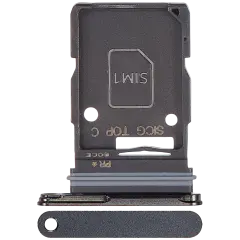 Single Sim Card Tray Compatible For Samsung Galaxy S25 Edge (S937) (Premium) (Titanium Jetblack)