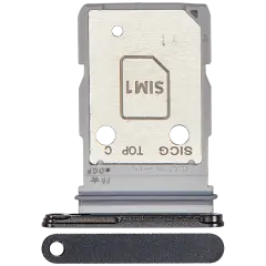 Dual Sim Card Tray Compatible For Samsung Galaxy S25 Edge (S937) (Premium)(Titanium Jetblack)