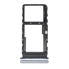 Dual Sim Card Tray Compatible For TCL 10L (T770H / T770B) (Arctic White)