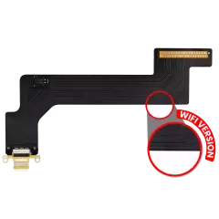 Charging Port Flex Cable Compatible For iPad 10 (2022) (WiFi Only) (Aftermarket Plus) (Yellow)