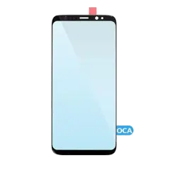 Front Glass With OCA Pre-Installed Compatible For Samsung Galaxy S8 (Black) (125 um)
