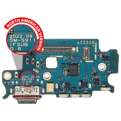 Charging Port Board With Sim Card Reader Compatible For Samsung Galaxy S23 5G (S911U) (US Version) (Premium)
