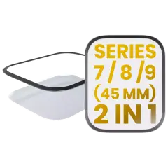 2 in 1 Front Cover Glass With OCA Compatible For Watch Series 7 / 8 / 9 (45MM)
