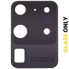 Back Camera Lens (Glass Only) With Adhesive Compatible For Samsung Galaxy S20 Ultra 5G