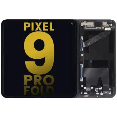Outer OLED Assembly With Frame Compatible For Google Pixel 9 Pro Fold (Refurbished) (US Version) (Obsidian)