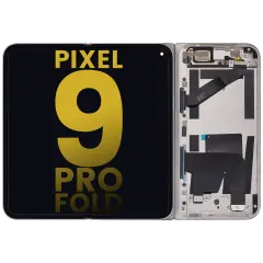 Outer OLED Assembly With Frame Compatible For Google Pixel 9 Pro Fold (Refurbished) (US Version) (Porcelain)