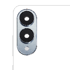 Back Camera Lens With Cover Bezel Ring Compatible For Samsung Galaxy S25 Edge (S937) (Titanium Icyblue)