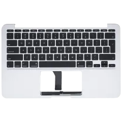 Top Case With Keyboard And Microphone Compatible For MacBook Air 13" (A1466 / Mid 2013 / Early 2014 / Early 2015 / Mid 2017) (US English) (Used OEM Pull: Grade A)
