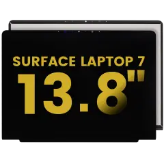 LCD Assembly With Digitizer Compatible For Microsoft Surface Laptop 7 13.8" (Refurbished) (Black)