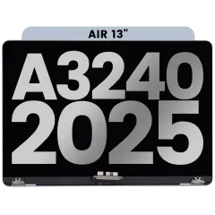 Complete LCD Display Assembly Compatible For MacBook Air 13" (A3240 /Early 2025) (Used OEM Pull: Grade A) (Sky Blue)