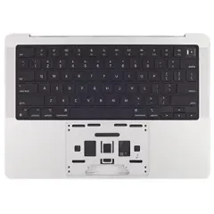 Top Case With Keyboard Compatible For MacBook Pro 16" (A2991 / Late 2023) (US Keyboard) (Genuine OEM) (Silver)