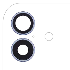 Back Camera Lens With Bracket & Bezel For iPhone 17 (Premium) (Mist Blue)