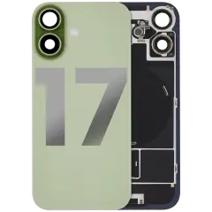 Back Glass w/ MagSafe Magnet & NFC & Flashlight Flex Compatible For iPhone 17 (Used OEM Pull: Grade A) (Sage )