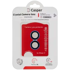 Casper Camera Lens Protector For iPhone 17 (Light Blue) (Clear)